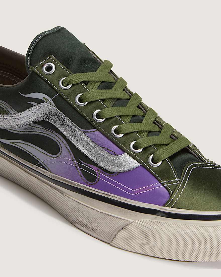 Premium Old Skool 36 Flames Schuhe VANS Grn ALT6