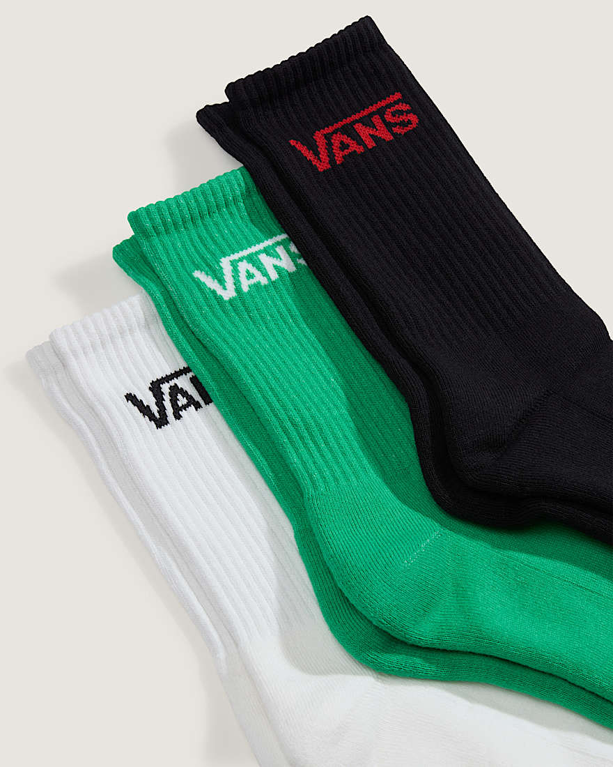 SMU 3PACK CLASSIC CREW Multi VANS Grn ALT2