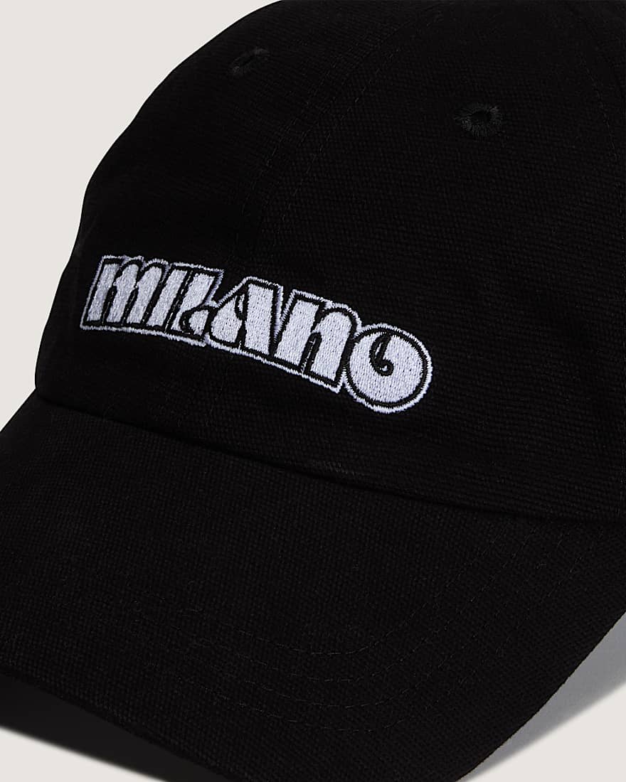 Milano Half Box Curved Bill JockeyKappe VANS Schwarz ALT2