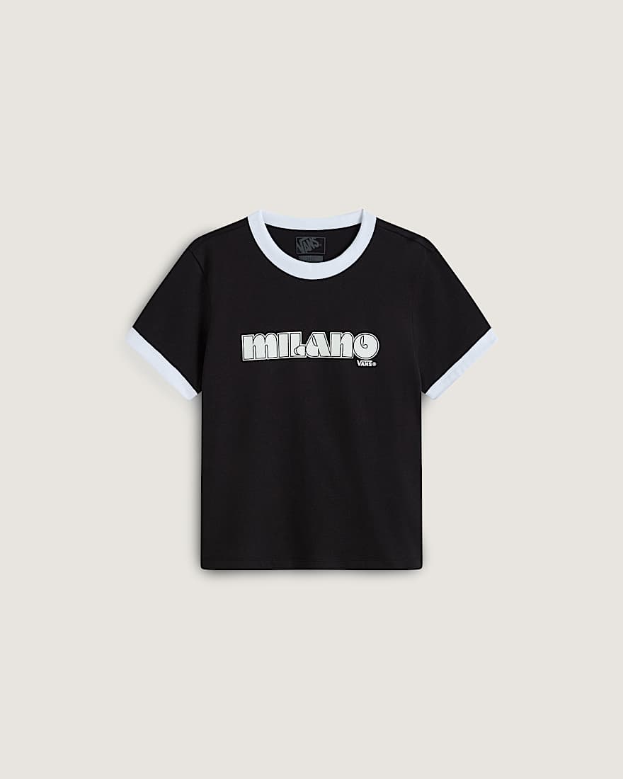Milano Vans Ringer TShirt VANS Schwarz HERO