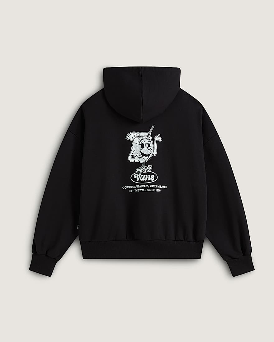 Milano Apertivo Retro Hoodie VANS Schwarz ALT1