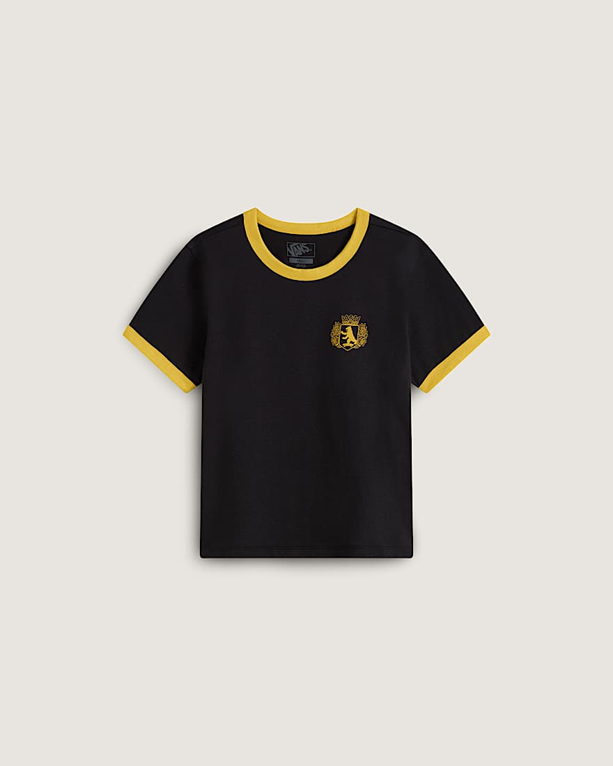 Berlin Crest Ringer TShirt VANS Blau HERO