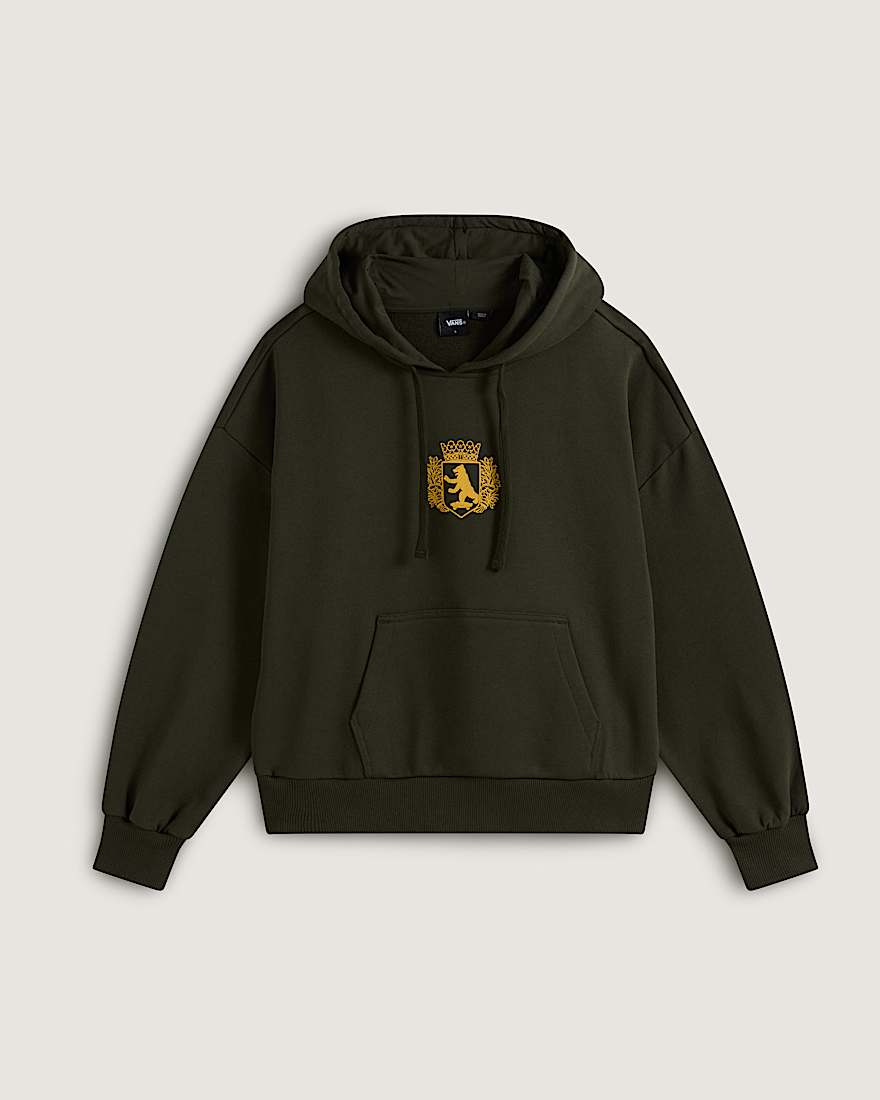 Berlin Crest Retro Hoodie VANS Grn HERO