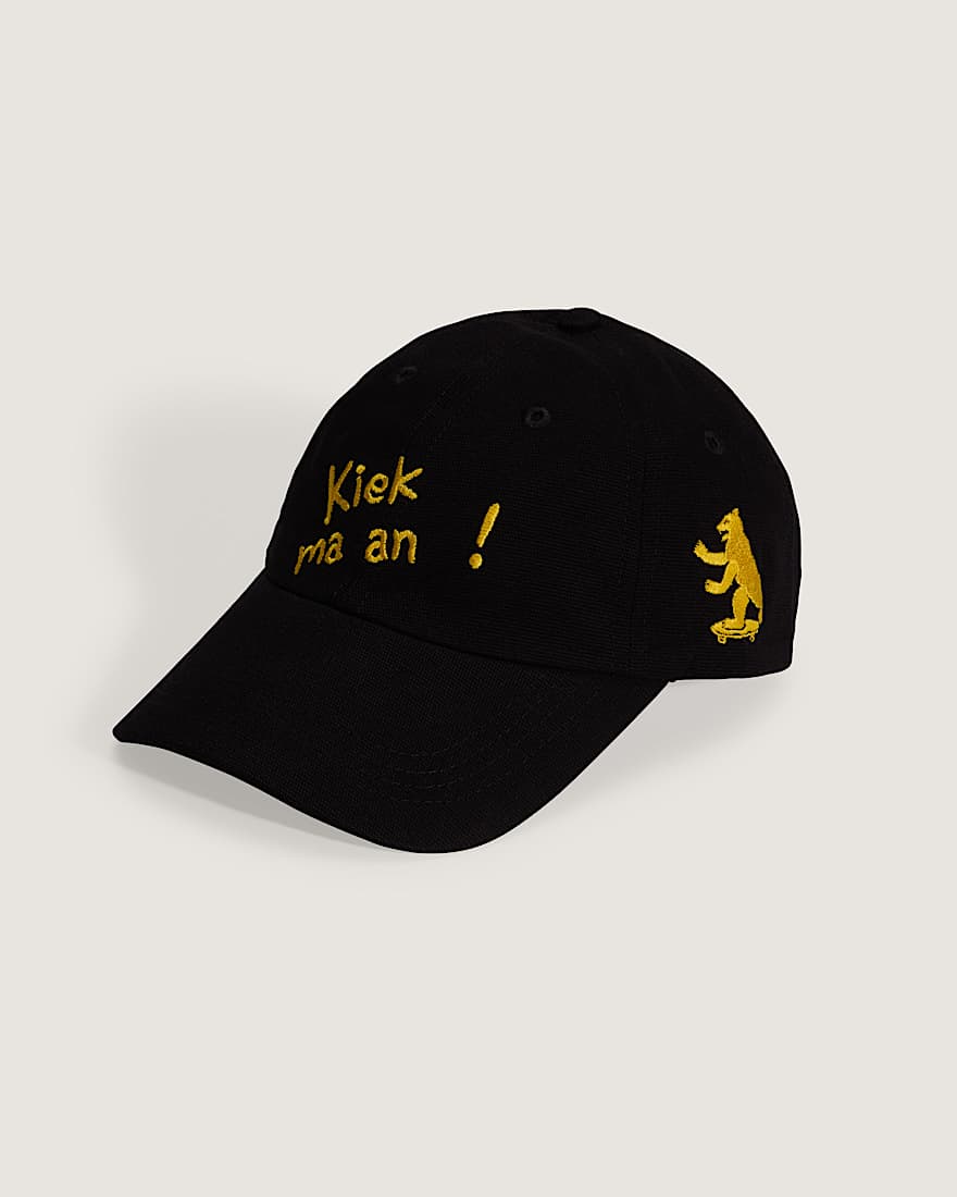 Berlin Half Box Curved Bill Jockey Cap VANS Schwarz HERO