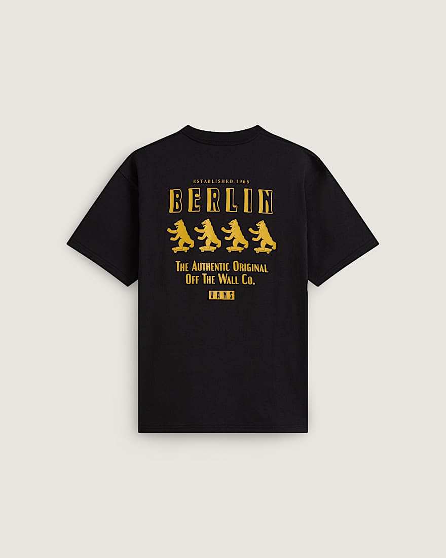 Berlin Authentic TShirt VANS Schwarz ALT1