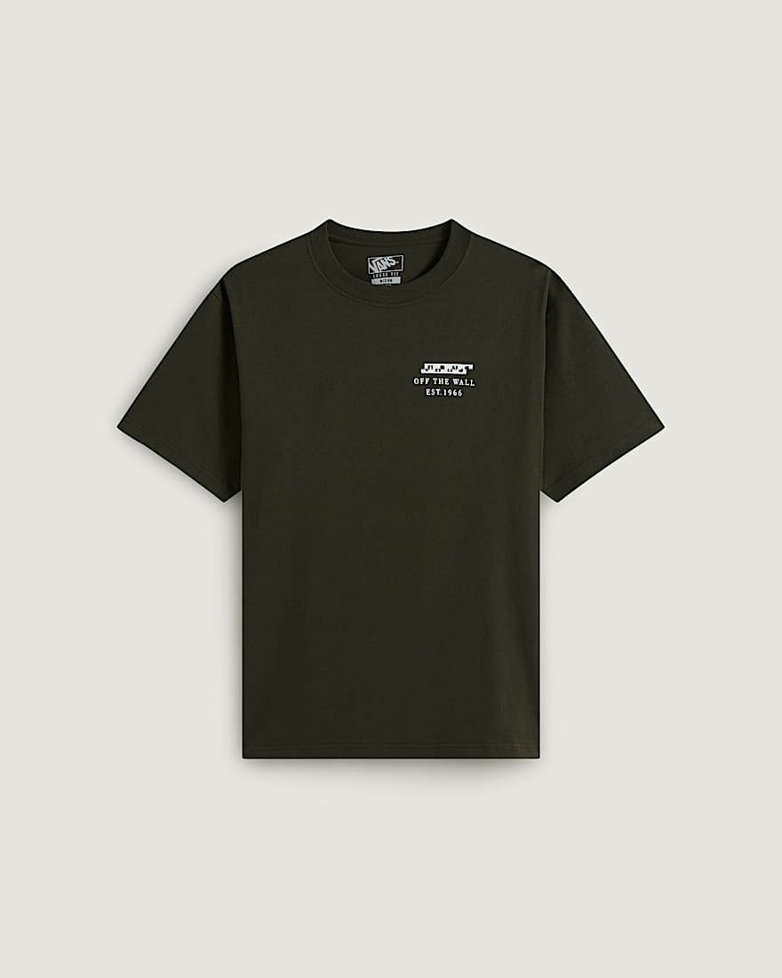 Berlin Authentic SS Tee Obsidian Fern VANS Grn HERO