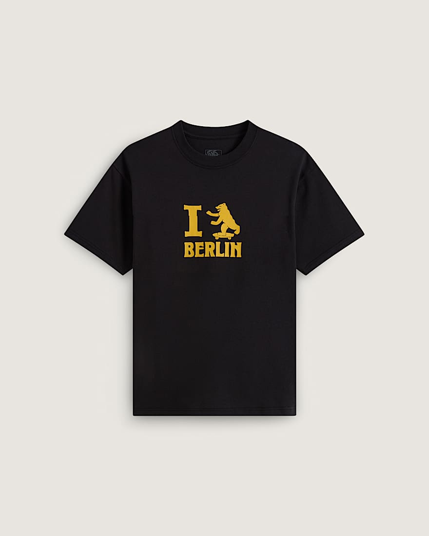 Berlin Skate SS Tee Black VANS Schwarz HERO