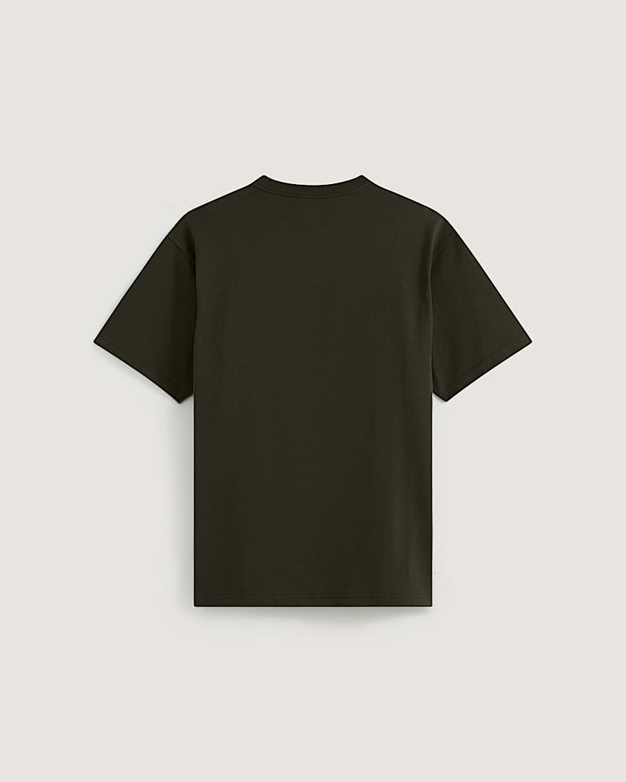 Berlin Off The Wall SS Tee Obsidian Fern VANS Grn ALT1