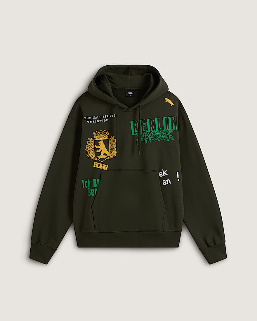 Berlin Essentials Hoodie VANS Grn HERO