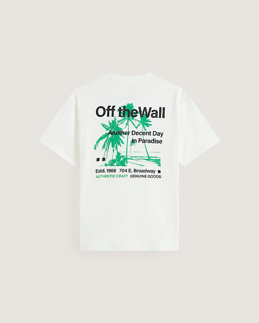 DECENT DAY IN PARADISE SS TEE marshmallow VANS Wei ALT1