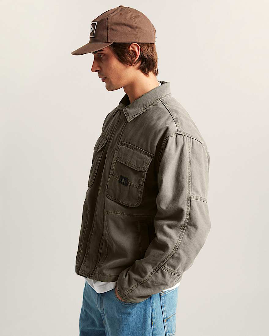 Umber Pigment CanvasJacke VANS Beige ALT4