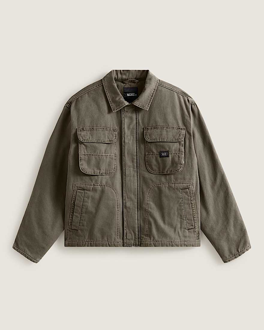 Umber Pigment CanvasJacke VANS Beige HERO