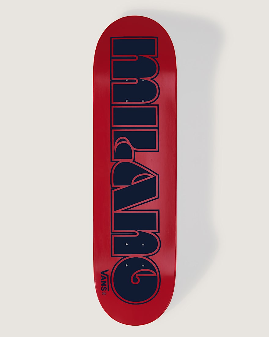 MILANO SKATE DECK VANS Rosso hero