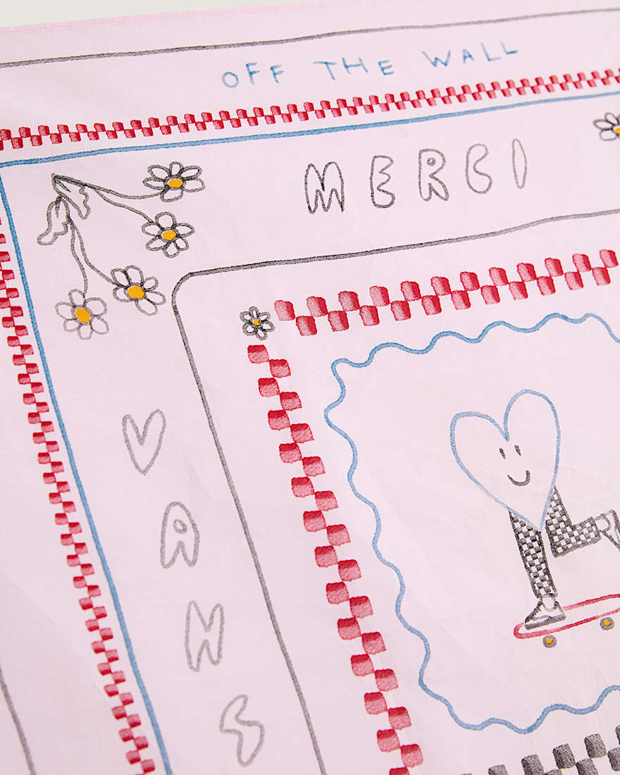 Bandana lgance en Dsordre Merci x Vans VANS Rose ALT1