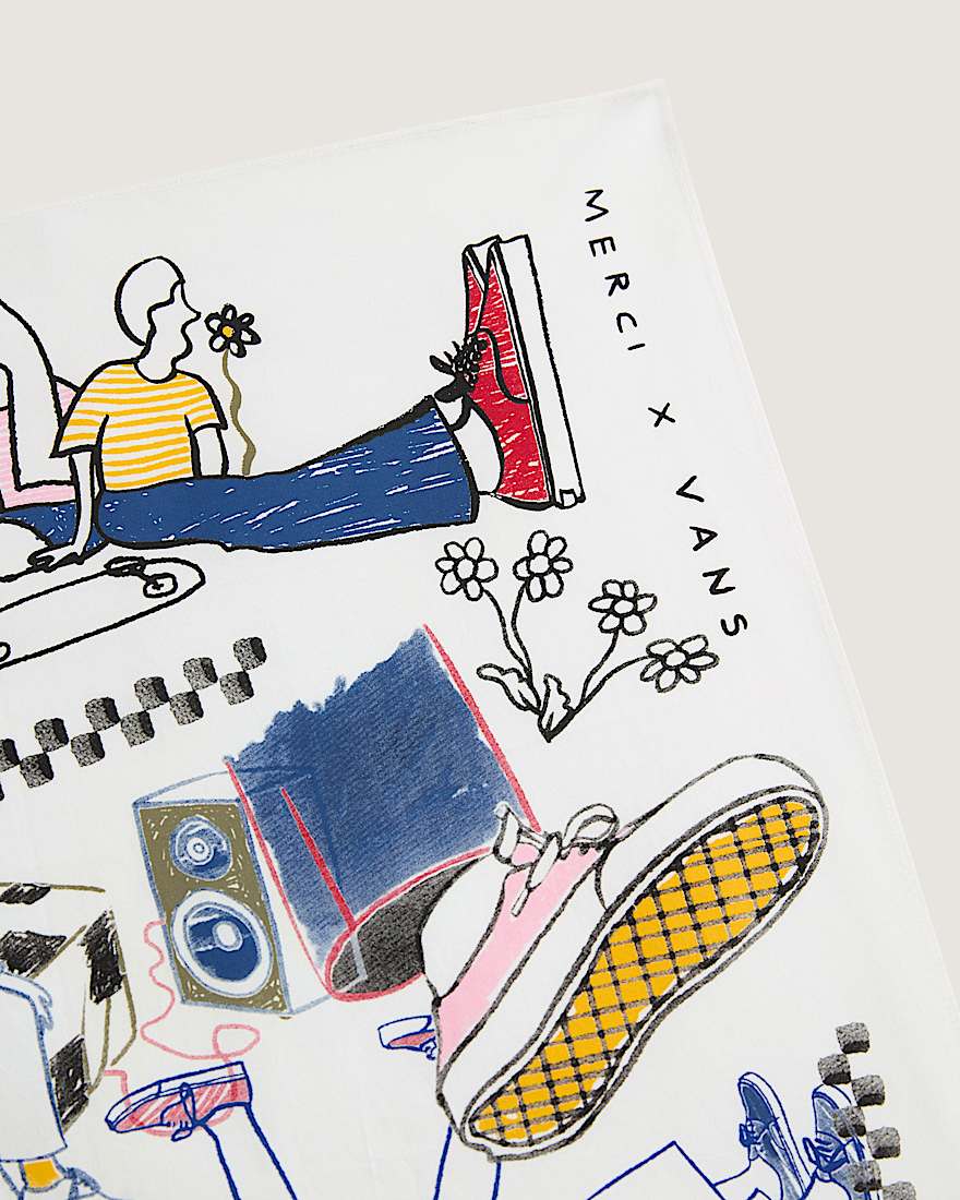 Bandana 02 lgance en Dsordre Merci x Vans VANS Blanc ALT1