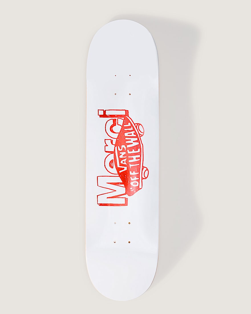 Planche de Skate Merci Logo Merci x Vans VANS Blanc HERO