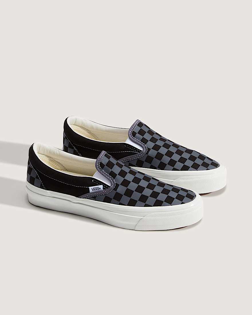 Premium Classic SlipOn 98 CHECKERBOARD Steel Shadow VANS Grau ALT1