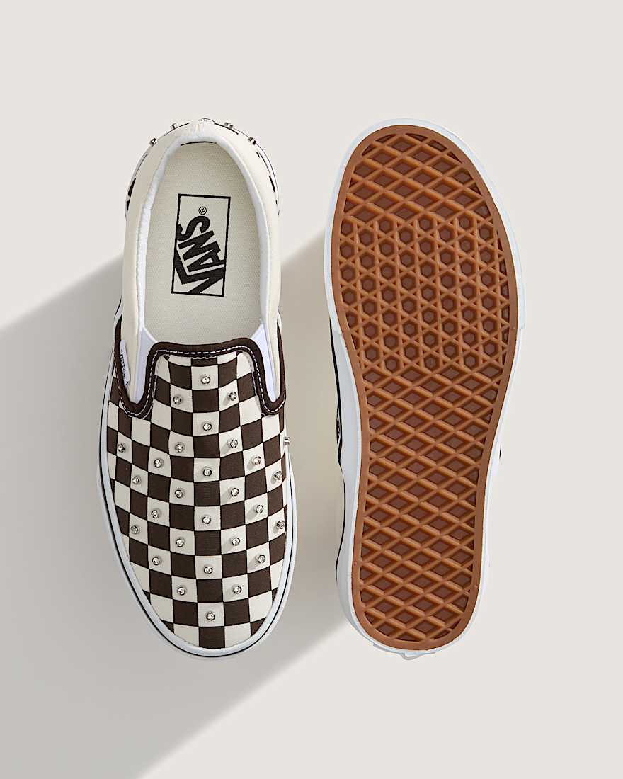Classic SlipOn Schuhe VANS Braun ALT3