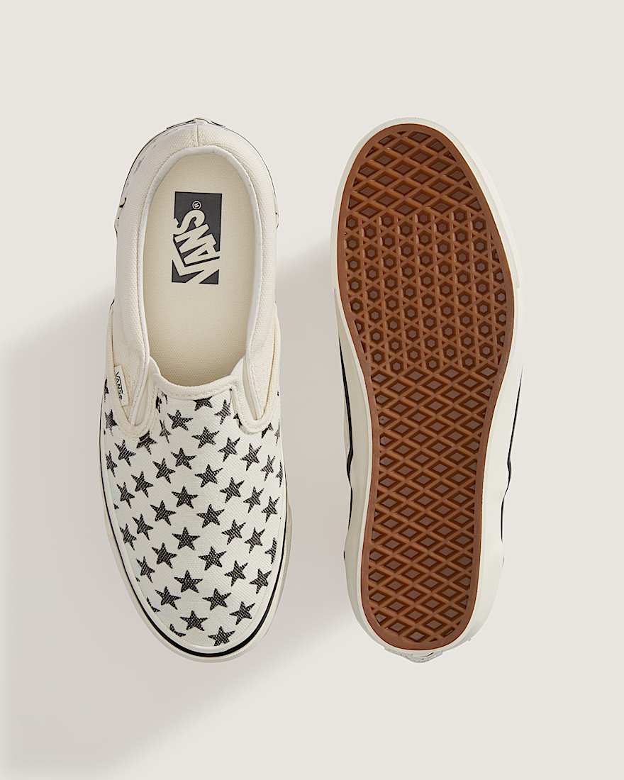 Premium Classic SlipOn Schuhe VANS Wei ALT3