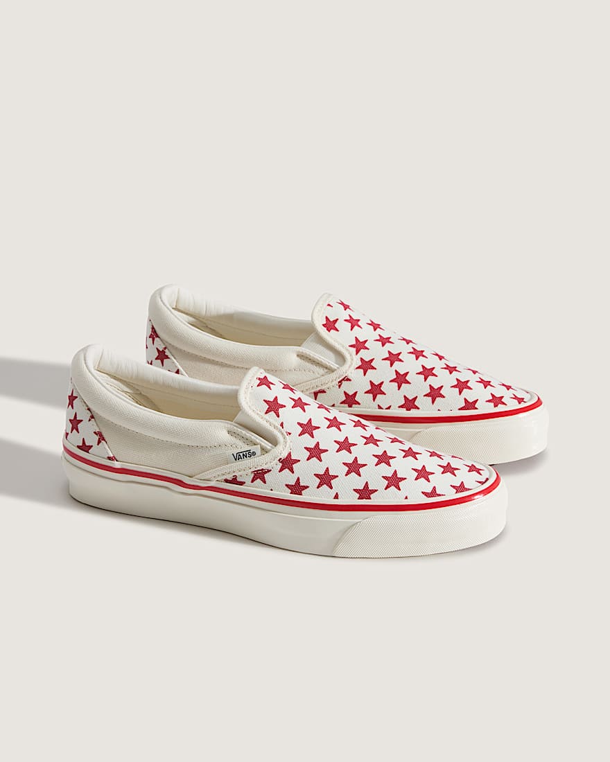 Premium Classic SlipOn Schuhe VANS Rot ALT2