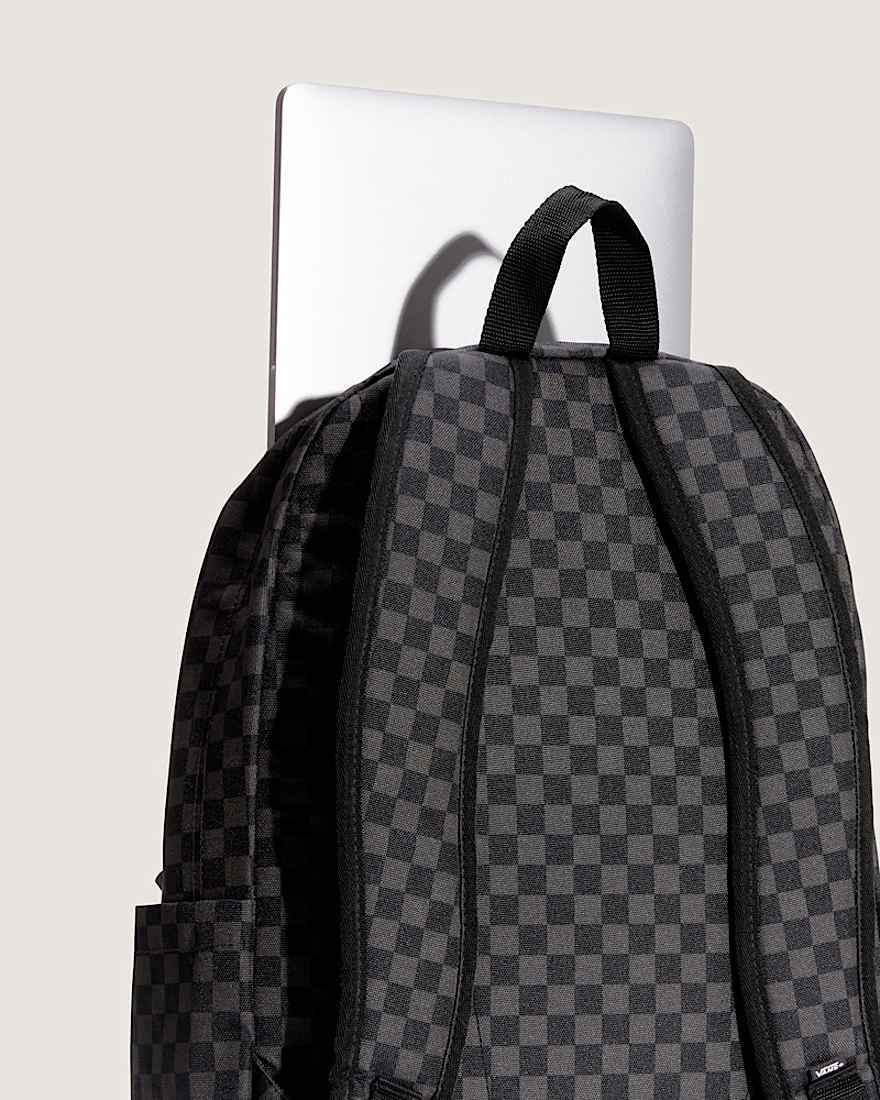 Old Skool Check Rucksack VANS Grau ALT4