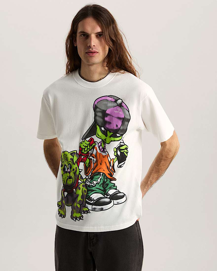 Wreckpack Alien Dog TShirt VANS Wei ALT2