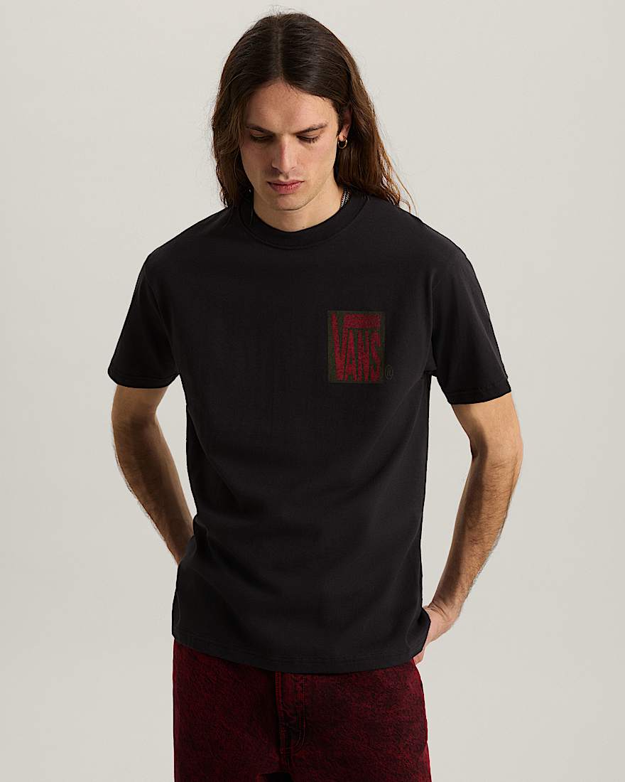 Stretch Stack Crackle TShirt VANS Schwarz ALT2