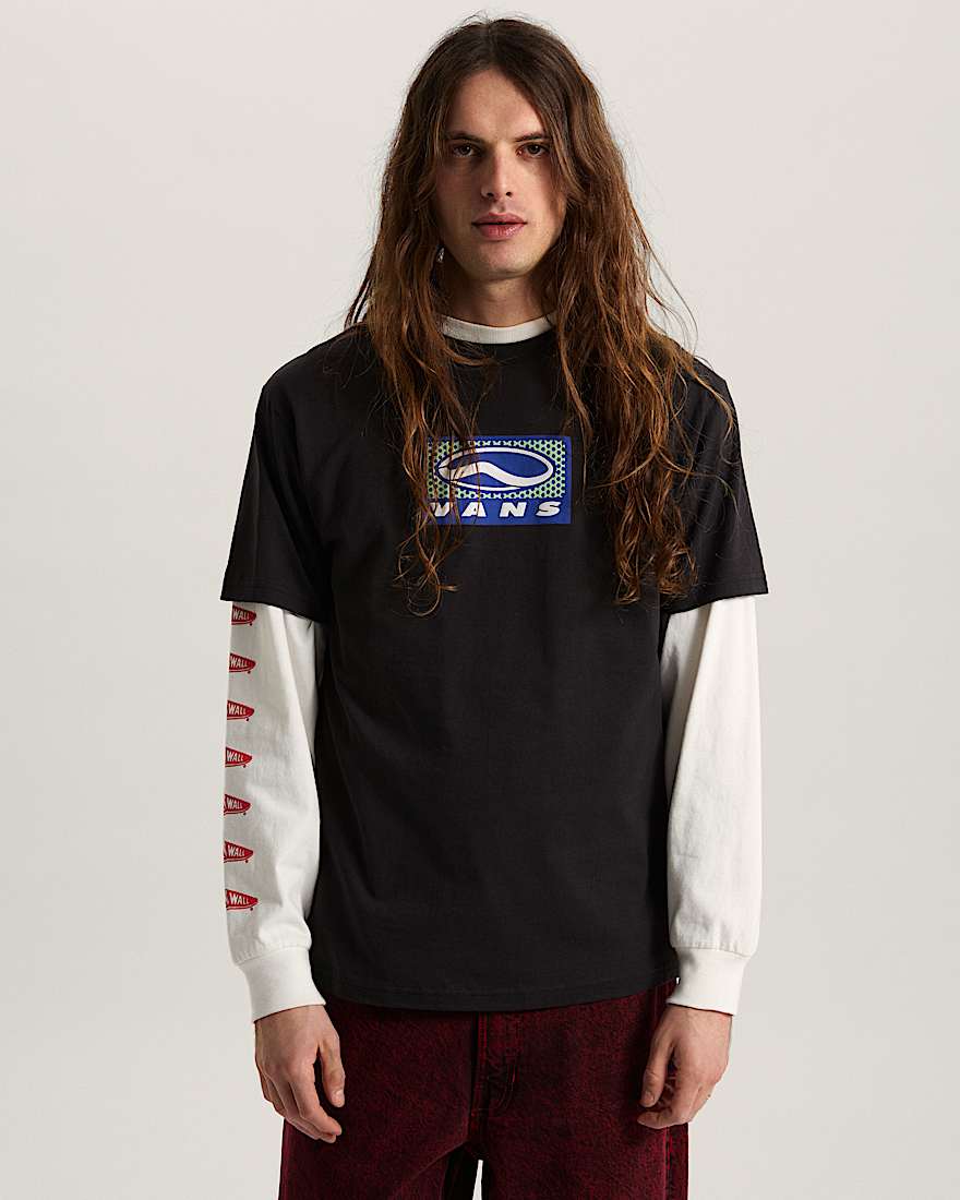 SideStripe Sportswear TShirt VANS Schwarz ALT2