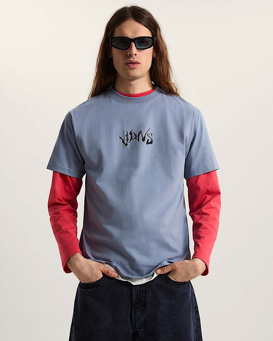 Wild Circle TShirt VANS Blau ALT2