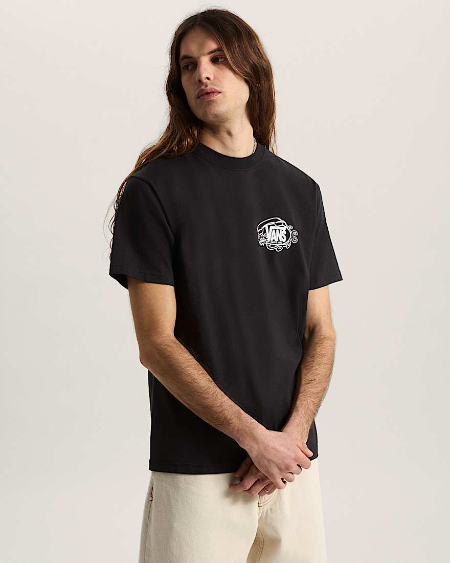 Hot Lines SS Tee Black VANS Schwarz ALT2