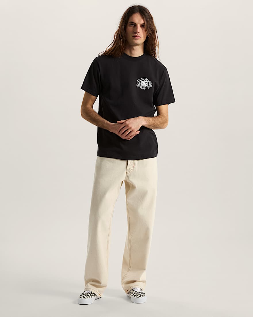 Hot Lines SS Tee Black VANS Schwarz ALT4
