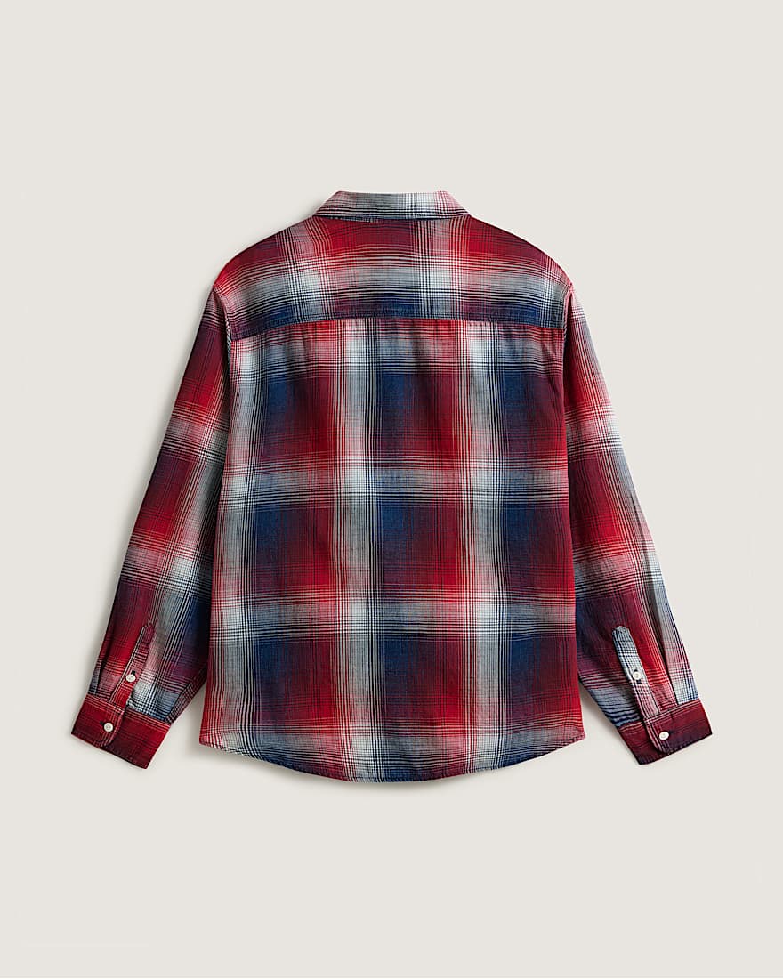 Indigo Plaid Langarmhemd VANS Rot ALT1