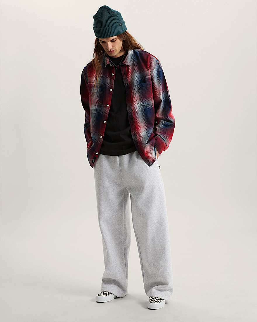 Indigo Plaid LS Woven Racing Red VANS Rot ALT5