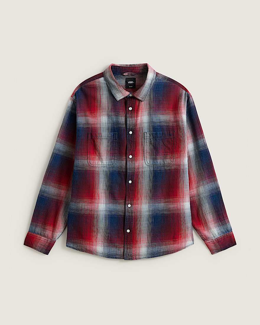 Indigo Plaid Langarmhemd VANS Rot HERO