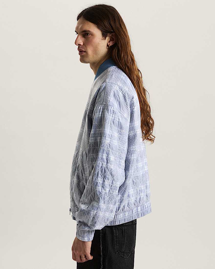 OTW x TDC Double Layered Bomber Jacket Deep Indigo VANS Blau ALT4