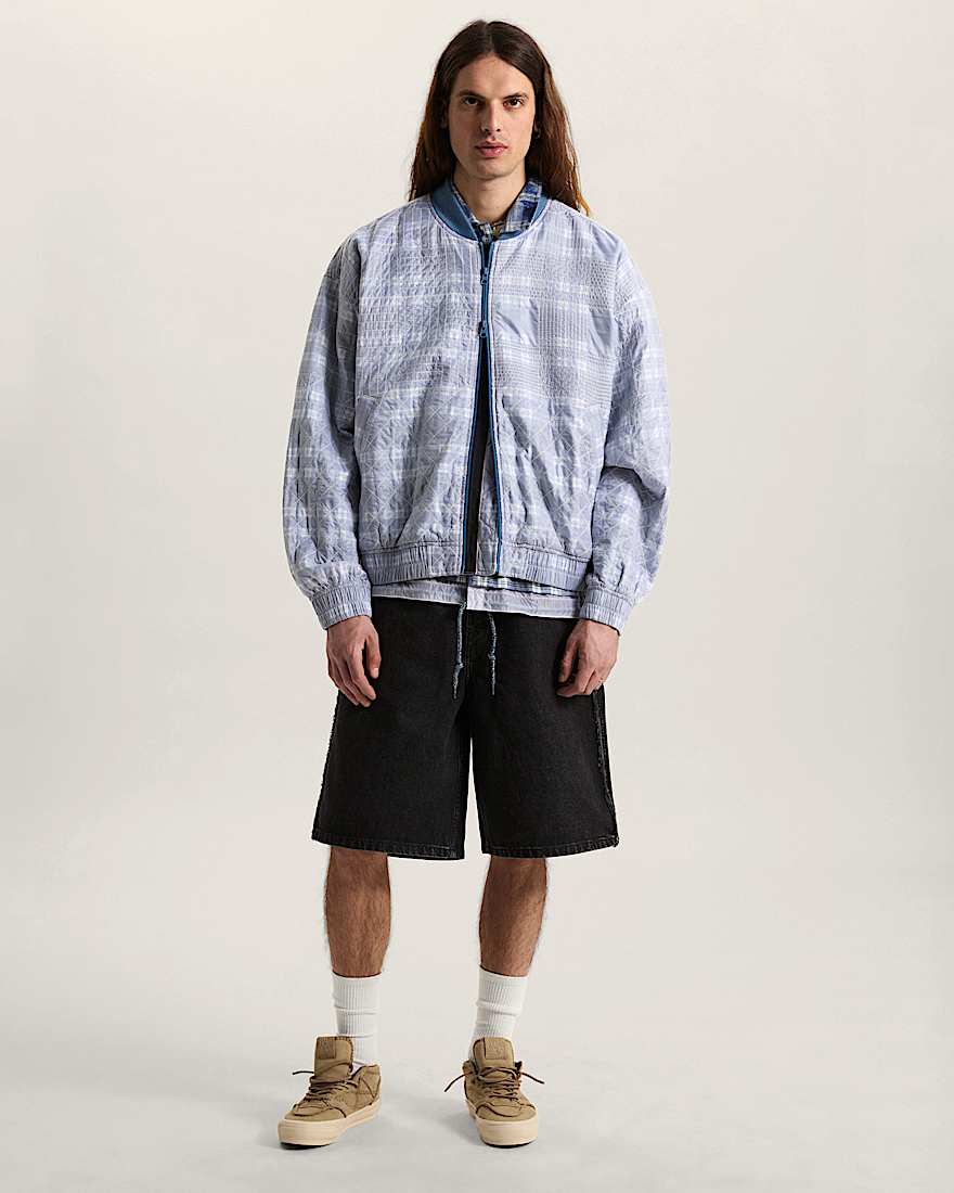 OTW x TDC Double Layered Bomber Jacket Deep Indigo VANS Blau ALT5
