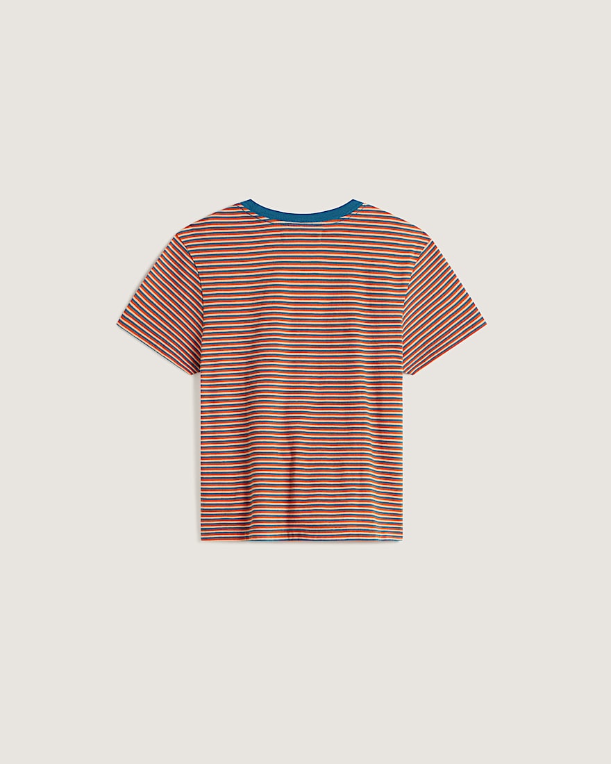 Salton Stripe TShirt  VANS Blau ALT1