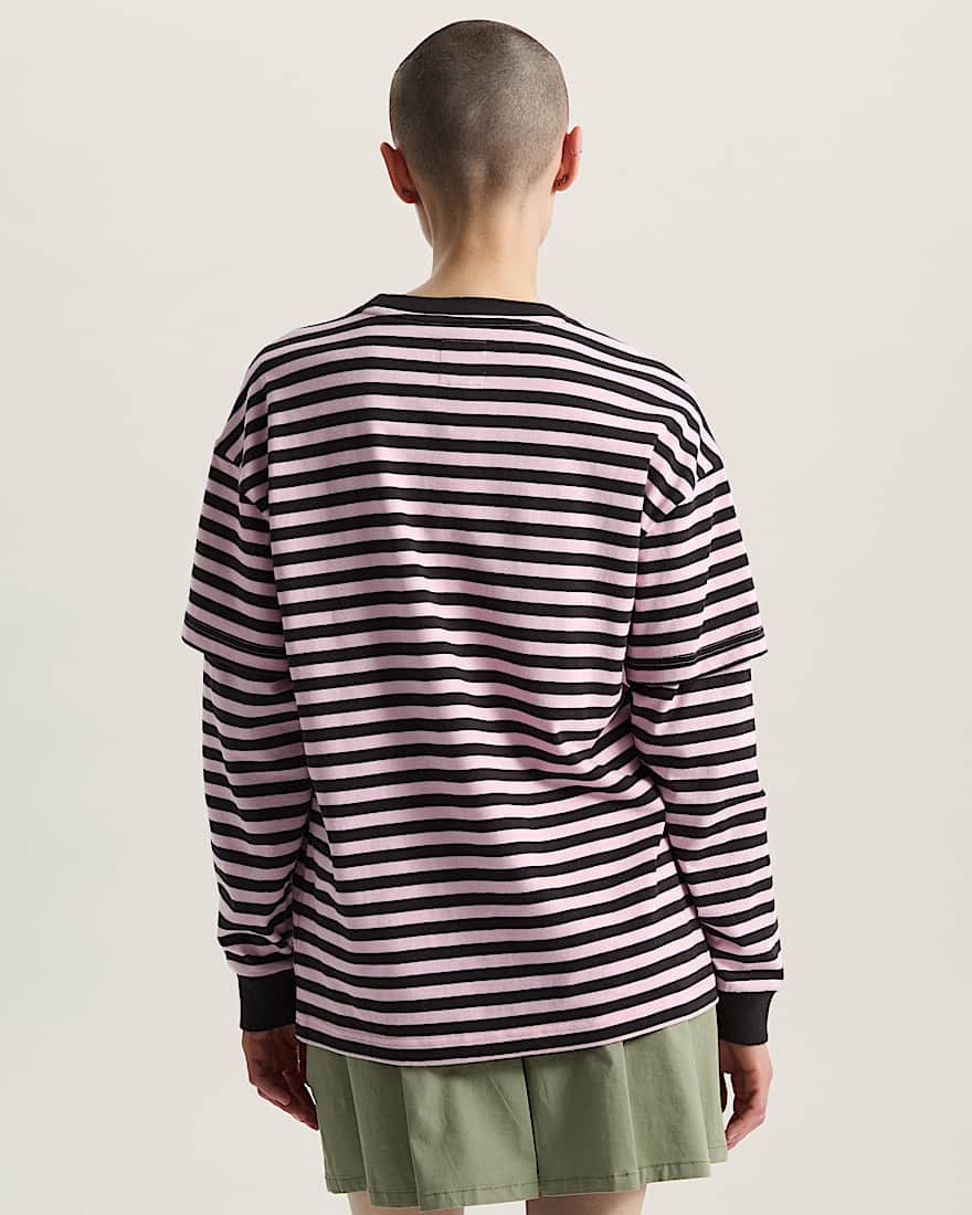 Twofer Lockeres LangarmTShirt VANS Rosa ALT3