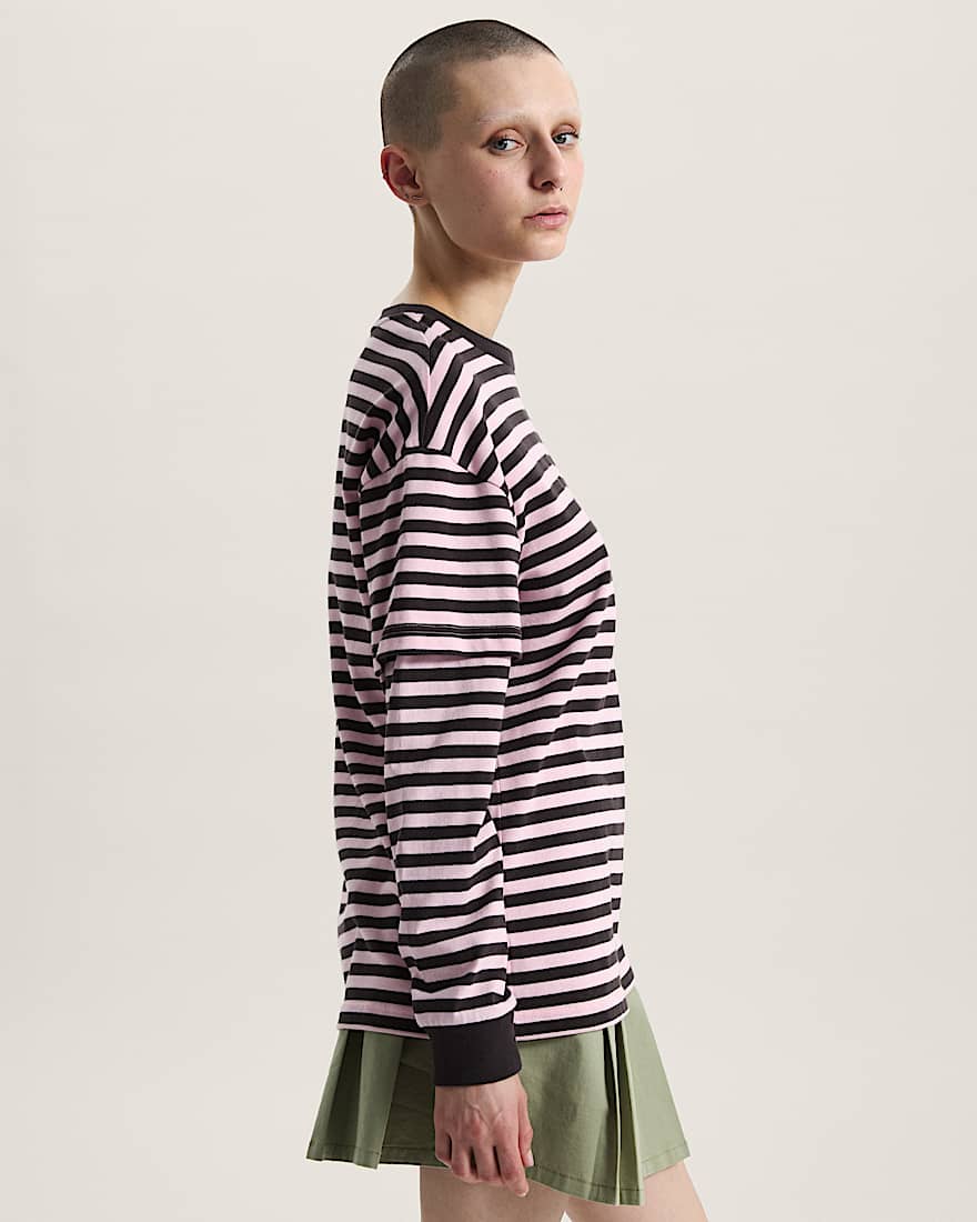 Twofer Lockeres LangarmTShirt VANS Rosa ALT4