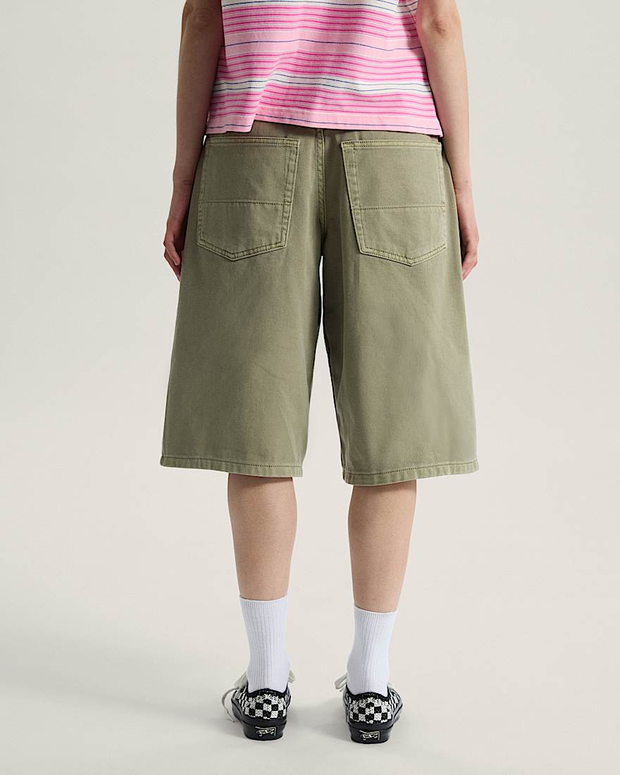 Cinched Check5 BaggyShorts VANS Beige ALT3