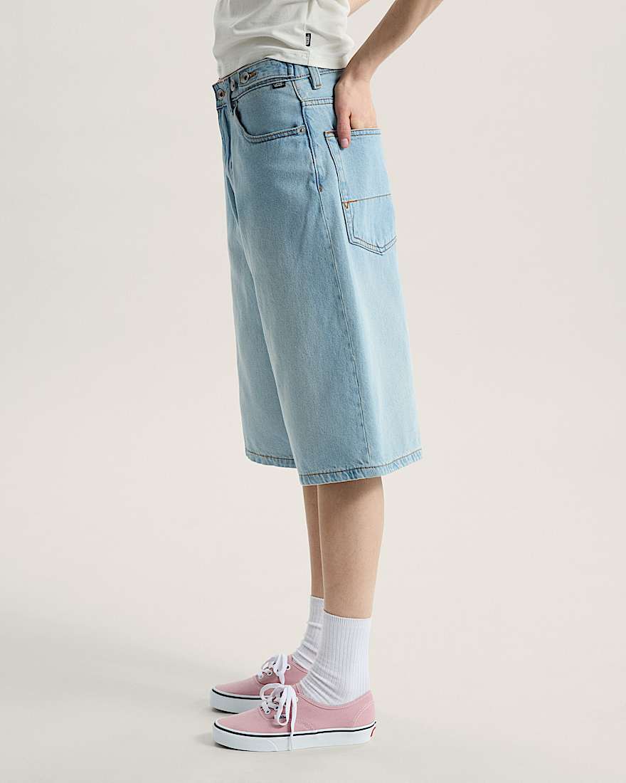 Cinched Check5 BaggyShorts VANS Blau ALT4