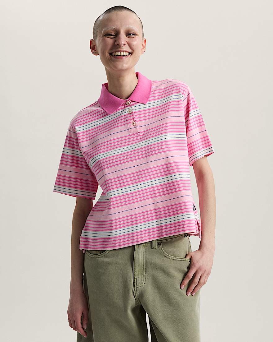 Swing Knit Polohemd VANS Rosa ALT2