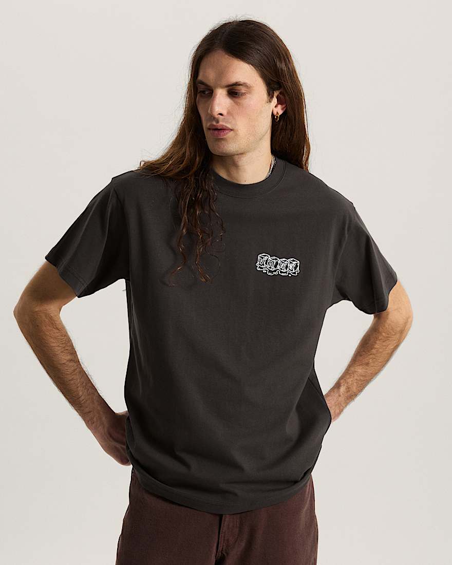 TETHERED SS TEE Faded Black VANS Schwarz ALT2