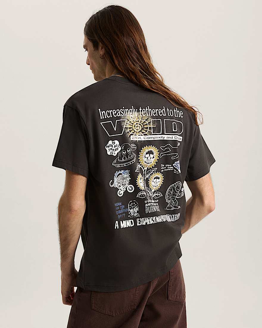 TETHERED SS TEE Faded Black VANS Schwarz ALT3