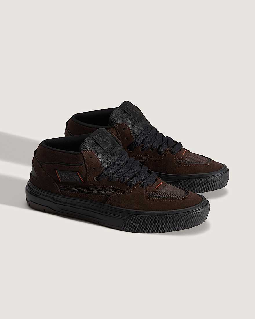 Skate Half Cab Wafflecup Schuhe VANS SchwarzBraun ALT1