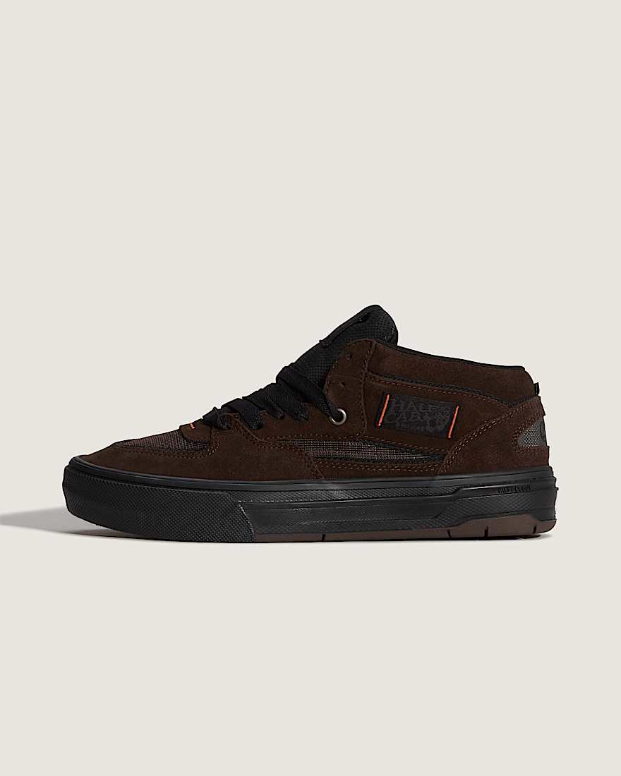 Skate Half Cab Wafflecup Schuhe VANS SchwarzBraun HERO