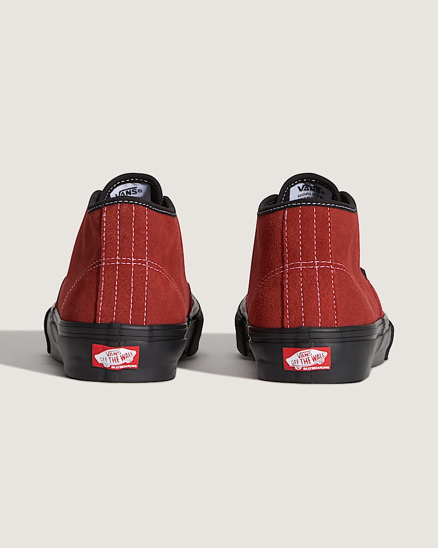 Skate Authentic Mid Schuhe VANS Rot ALT3
