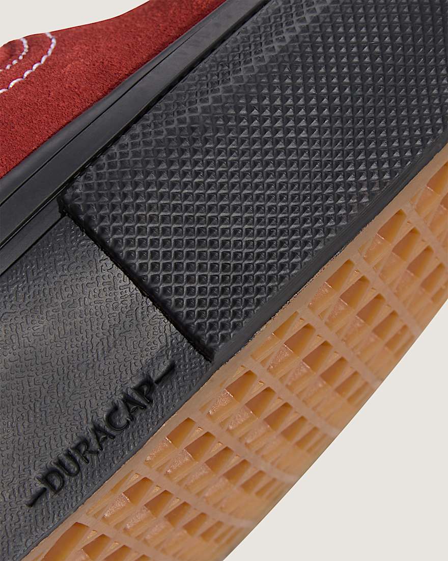 Skate Authentic Mid Schuhe VANS Rot ALT7