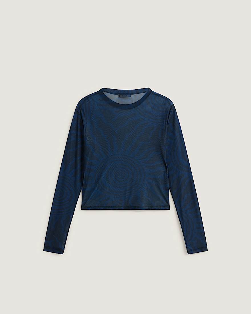 Ludlow Langarmshirt aus Netzstoff VANS Blau ALT1