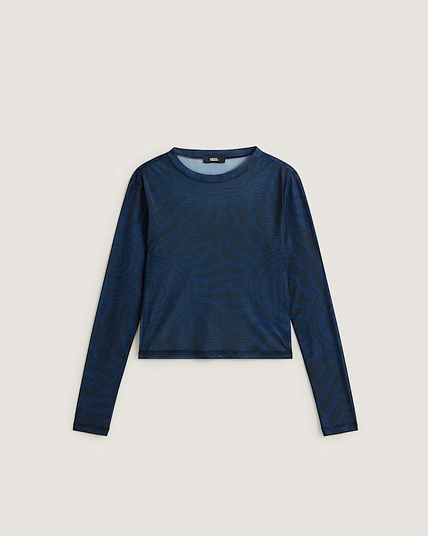 Ludlow Langarmshirt aus Netzstoff VANS Blau HERO